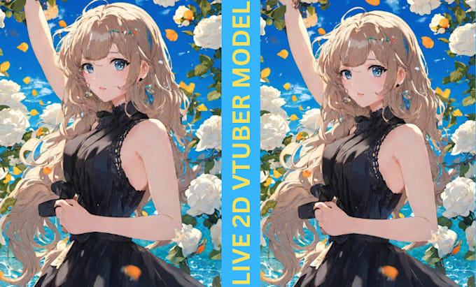 create live2d model live 2d  rigging live 2d vtuber model