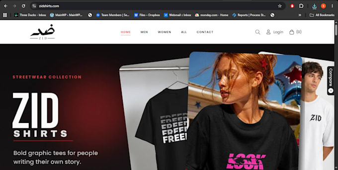 design a woocommerce, shopify website for you