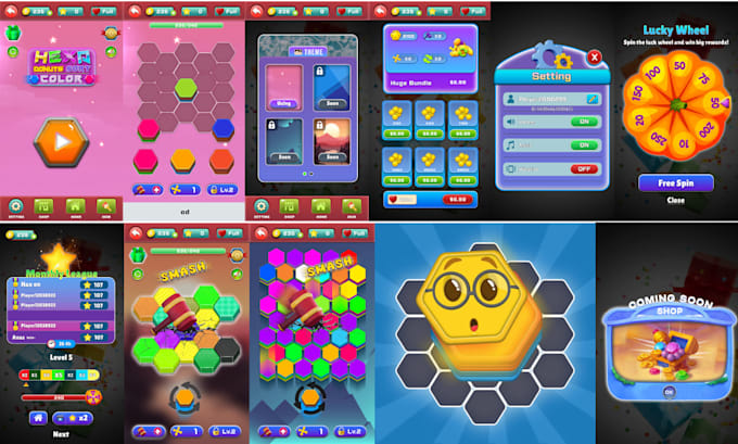 design perfect game UI, for mobile