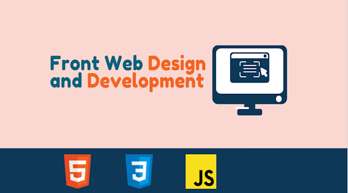 do frontend website development using HTML CSS javasript