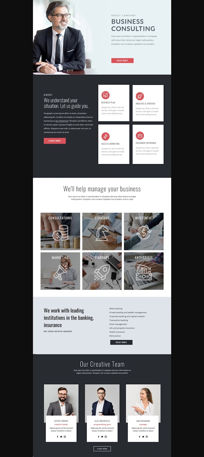 Be your front end web developer using html,css, bootstrap, javascript ...