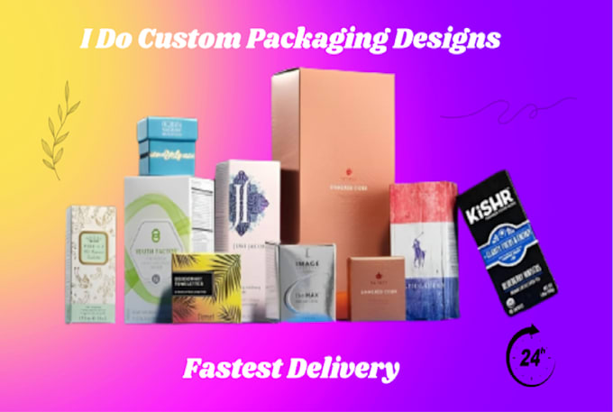 do packaging or label design with dielines
