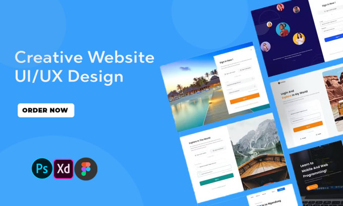 Do clean figma and xd website ui, landing page design by Rohma ...