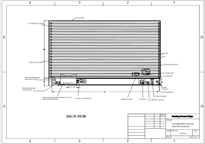redesign electrical cad project layouts including blocks
