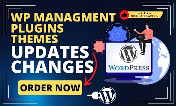 does wordpress support, manager, maintenance, and update