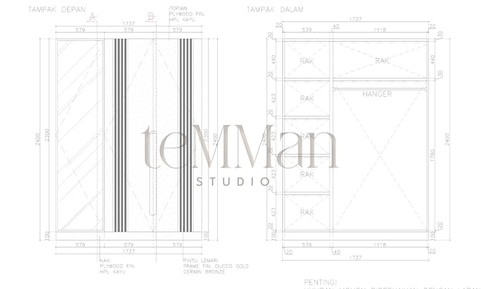 cad 2d for construction or technical for interior and furniture