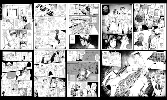 draw your manga page for you