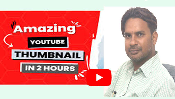 design catchy youtube thumbnail