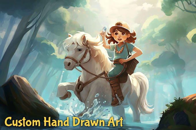 create professional children book illustrations for authors