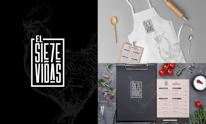design a minimalist logo with full branding