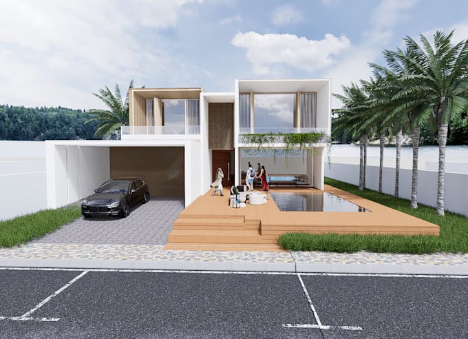 super fast and detailed architectural rendering