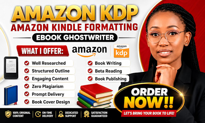 self publish amazon KDP book, kindle and paperback book editing and formatting