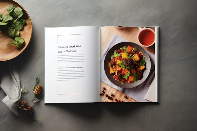 design and format cookbooks and recipes book