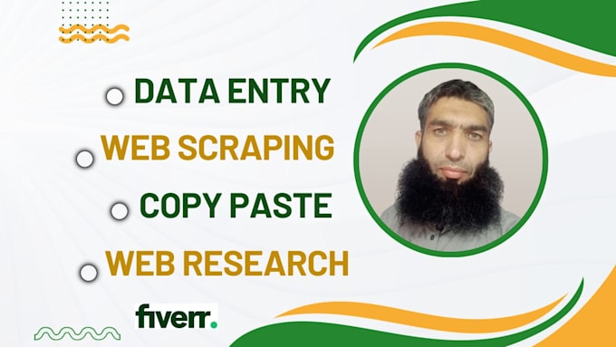 do excel data entry, web research, copy paste, data collection