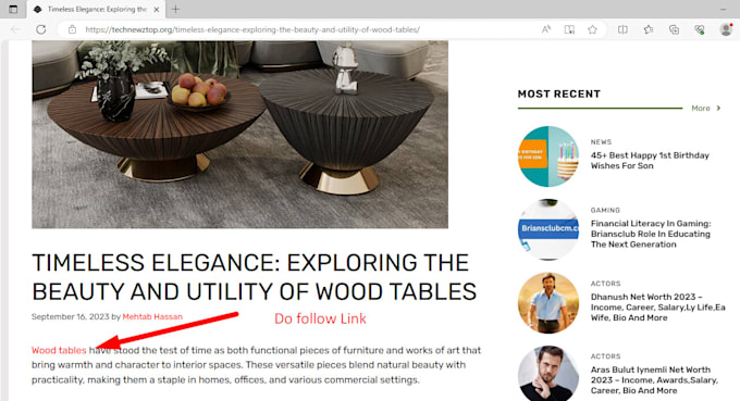 write and publish guest post site with dofollow links