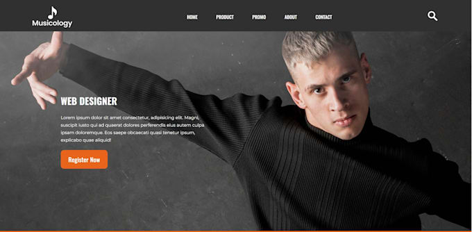 design a responsive HTML CSS bootstrap website for you