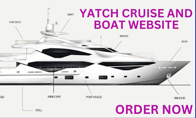 yacht boat, rental website, booking website, wordpress website, luxury rental