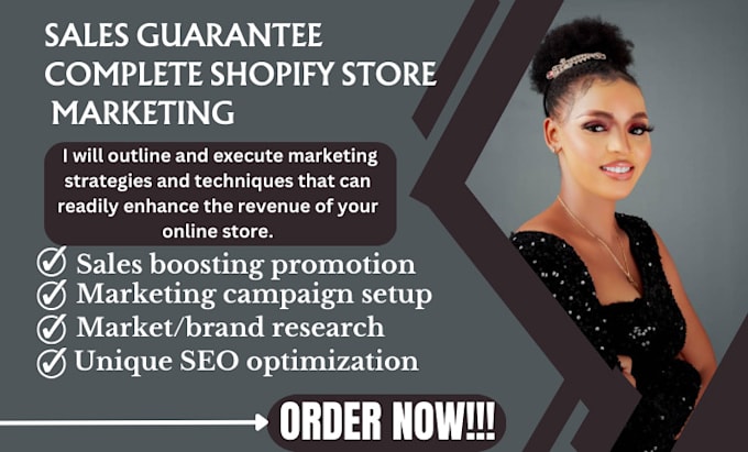 be your shopify manager, create ecommerce marketing strategy to boost sales
