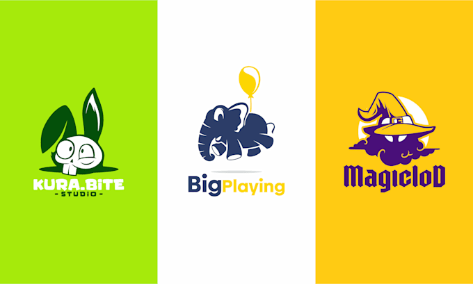 design a simple mascot character logo for your brand