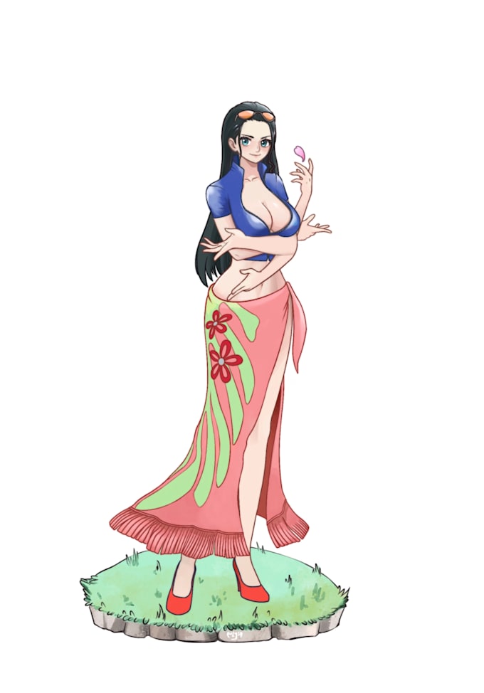 draw custom one piece illustrations, original characters