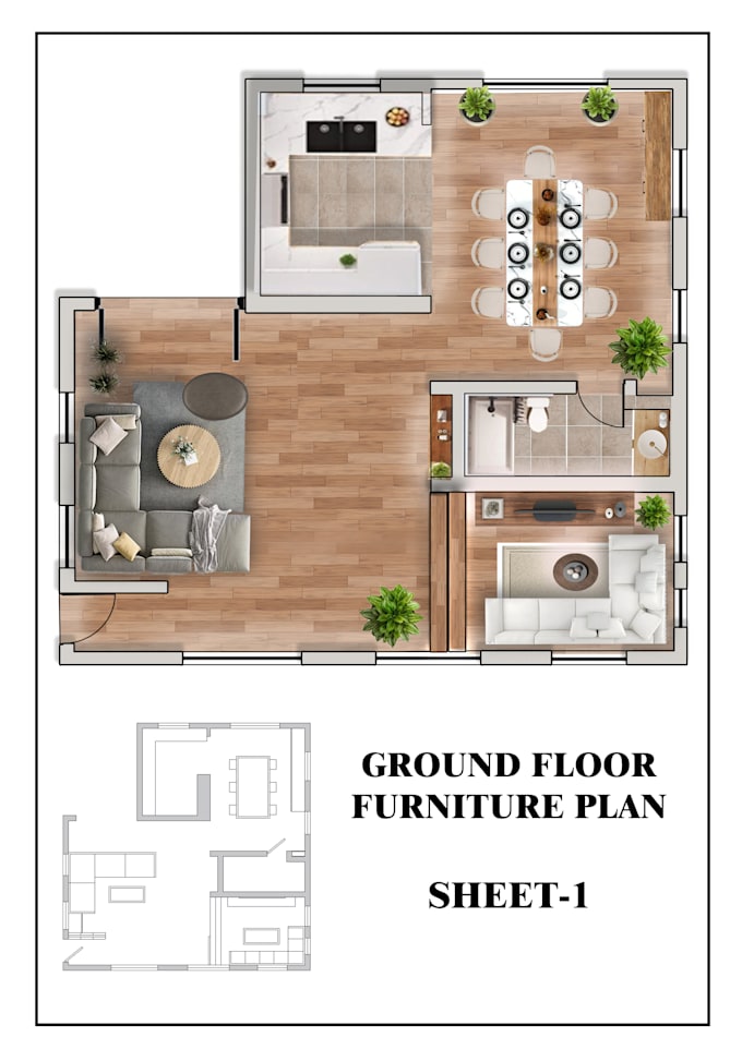 plan you a beautiful spaces , buildings , office for you