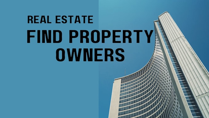 do real estate property owner data find all US estate