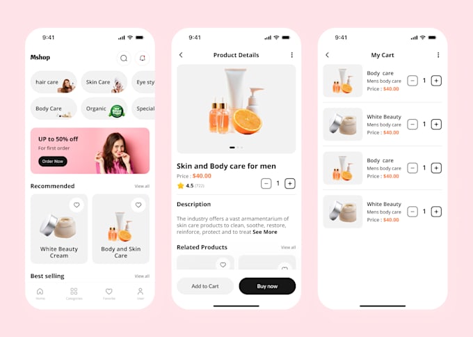 do IOS and android app UI UX design