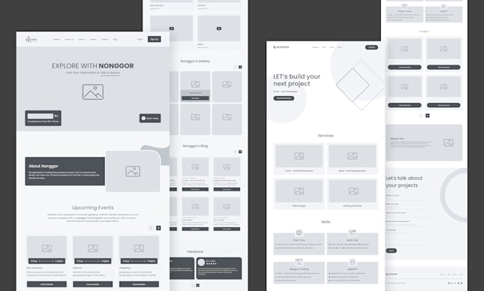 Do ux ui wireframe design and user flow for web and app by Syedmahdi98 ...