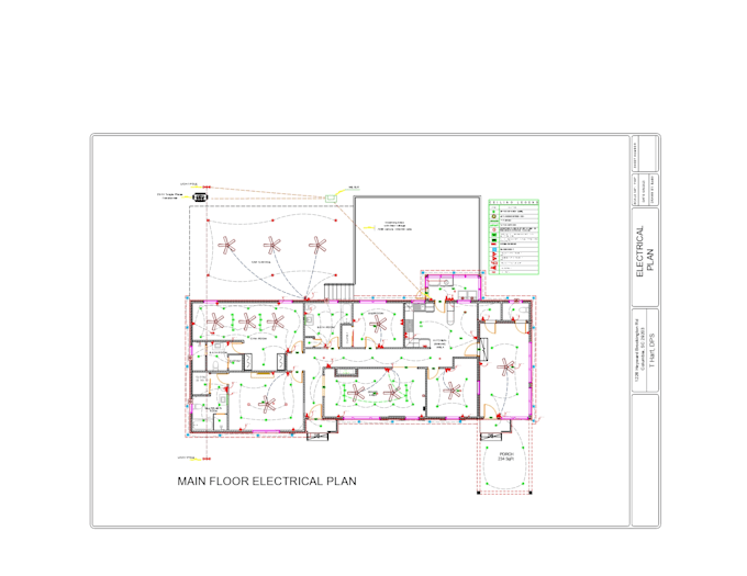 Redraw 2d floor plan and architectural drawing in autocad by ...