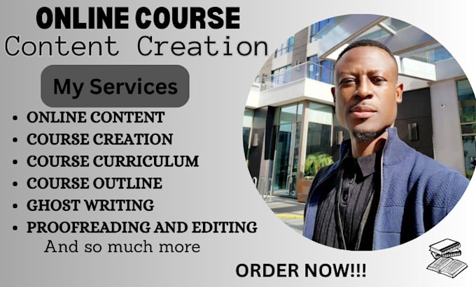 create online course content, elearning content, course content development
