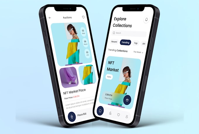 Create an awesome app ui ux designs by Touheeduiux | Fiverr