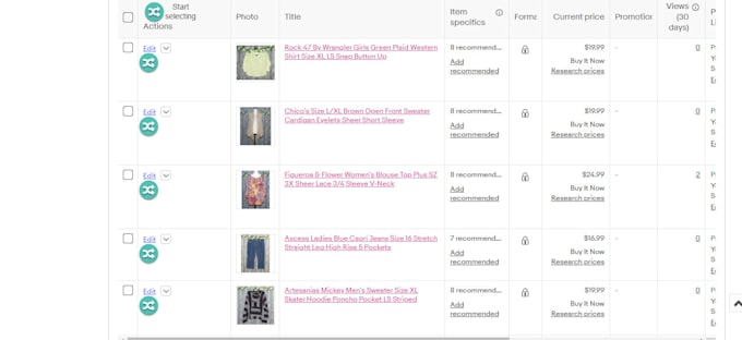 list products on noon, whatnot, mercari, depop, vinted, ebay and depop and more