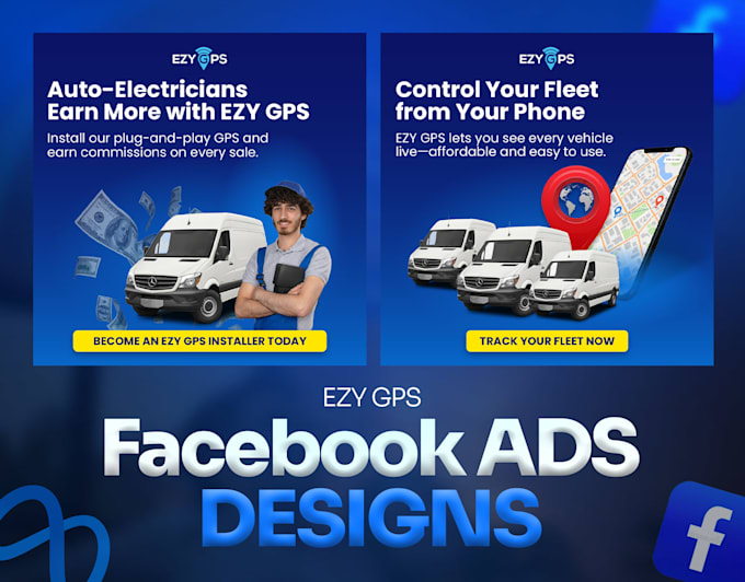 design facebook and instagram ad creatives for you