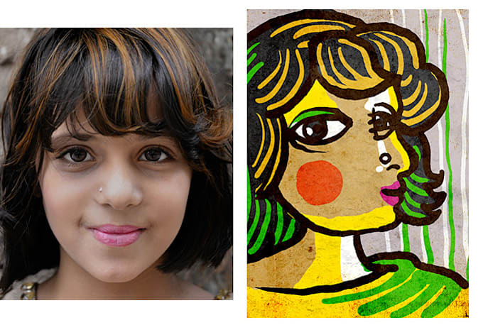 draw you as a picasso portrait