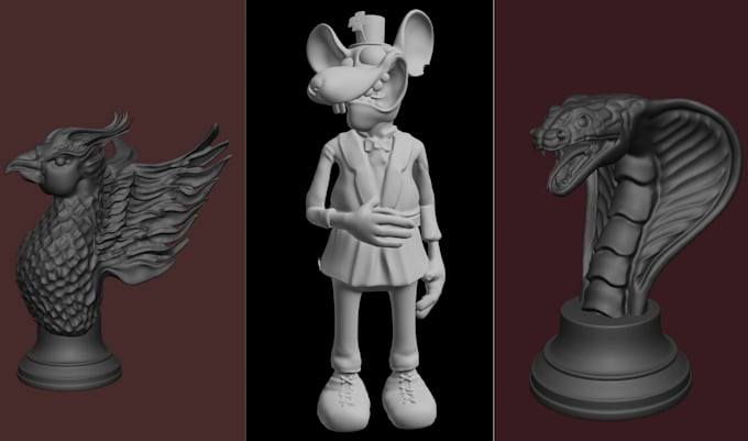 do print ready 3d models created in blender