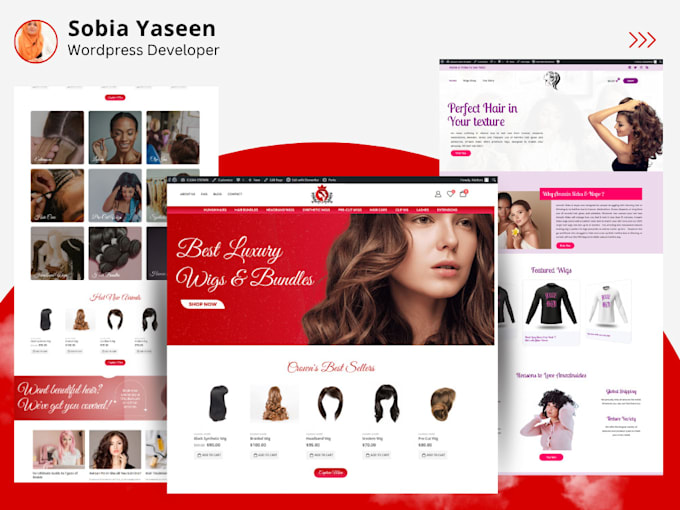 do wordpress website design, redesign business website, homepage development