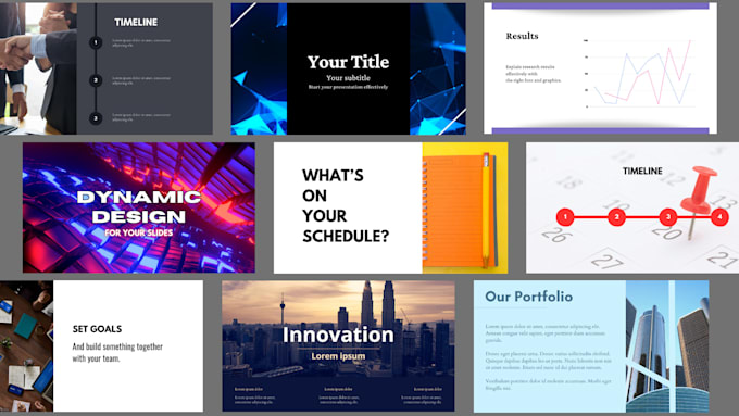 design your slideshow presentation on canva and powerpoint