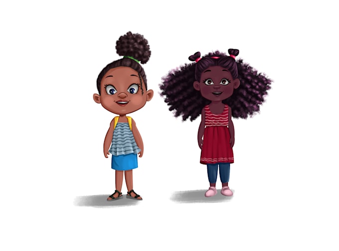 Do beautiful african american characters for children book by