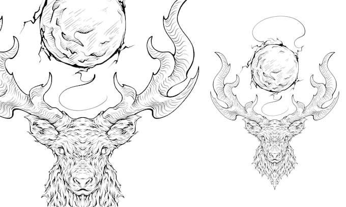 create unique hand drawn custom tattoo design for you