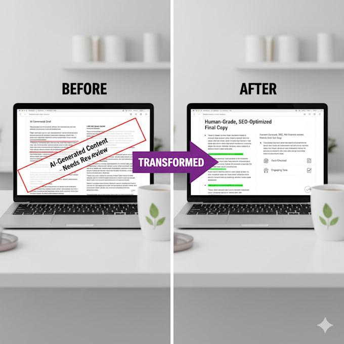transform your ai draft into clear, SEO ready copy