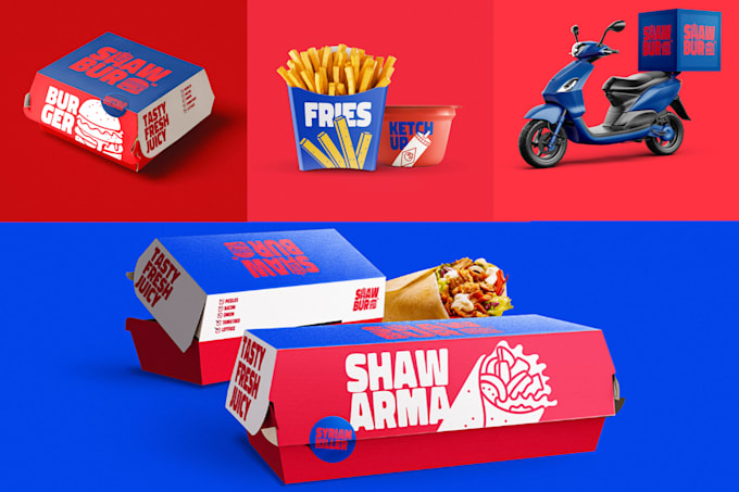 design restaurant packaging and food packaging design