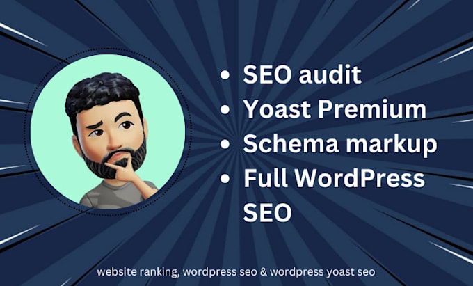 do onpage optimization, audit, schema markup of your website