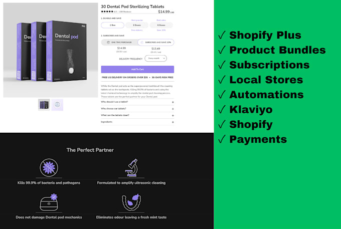 create one product shopify store website
