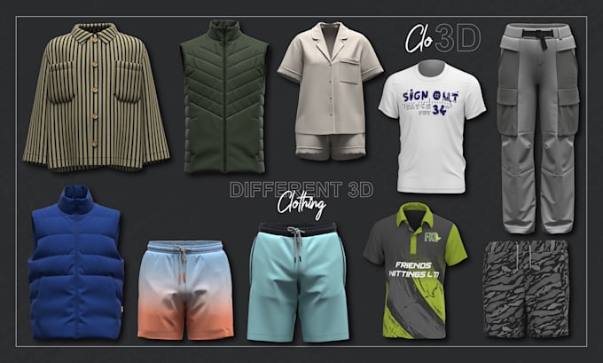 make strong 3d clothing