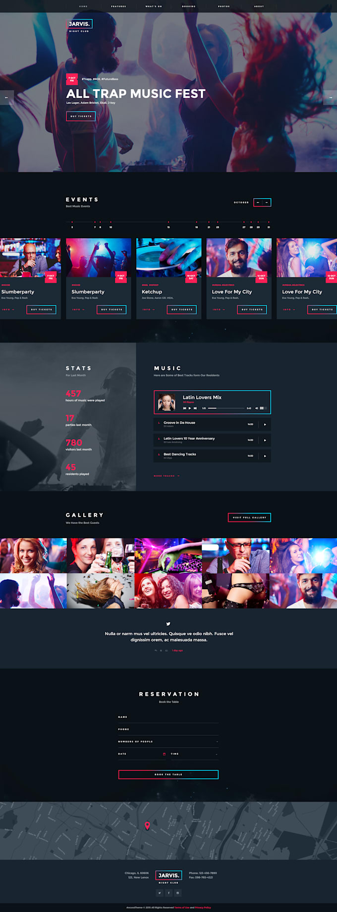 do night club business website