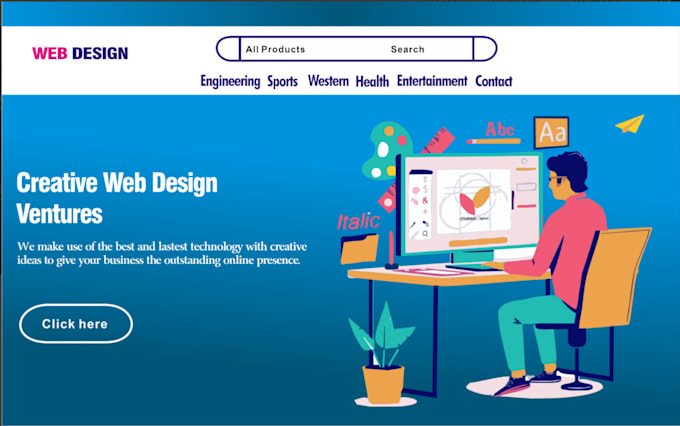 Design a professional and creative website for your business by ...
