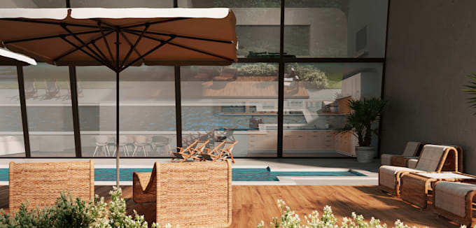 do spa design and 3d rendering