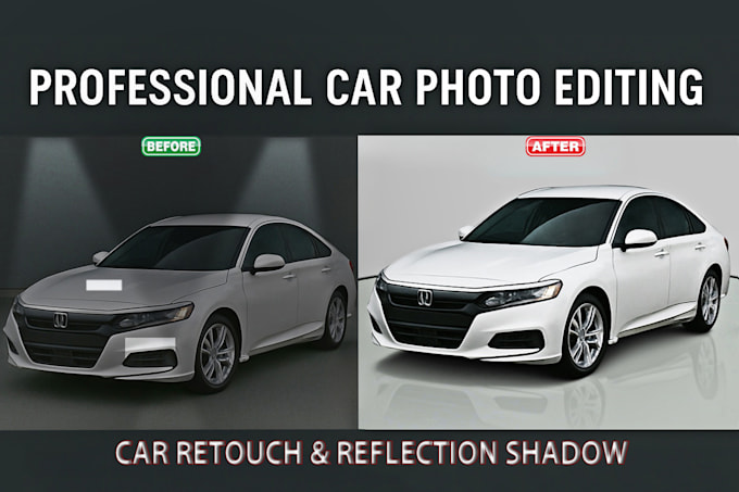 car photo editing,car retouch, reflection and image modify