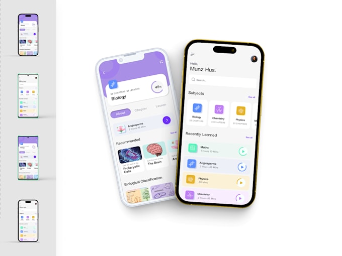 Design your app ui ux user friendly by Muneexahussain | Fiverr