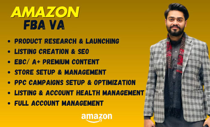 be your expert amazon fba virtual assistant and amazon consultant